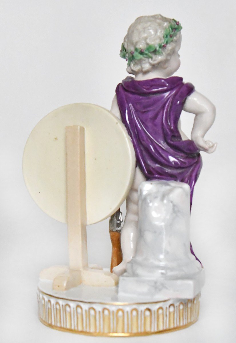 Statuette en porcelaine de Meissen Putti chasseur, Modèle G5-photo-4