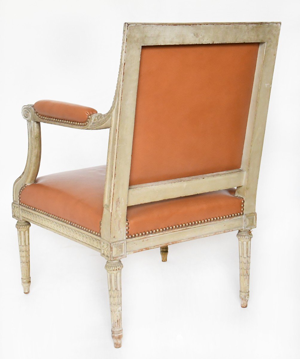 Pair Of Louis XVI Style Armchairs -photo-3