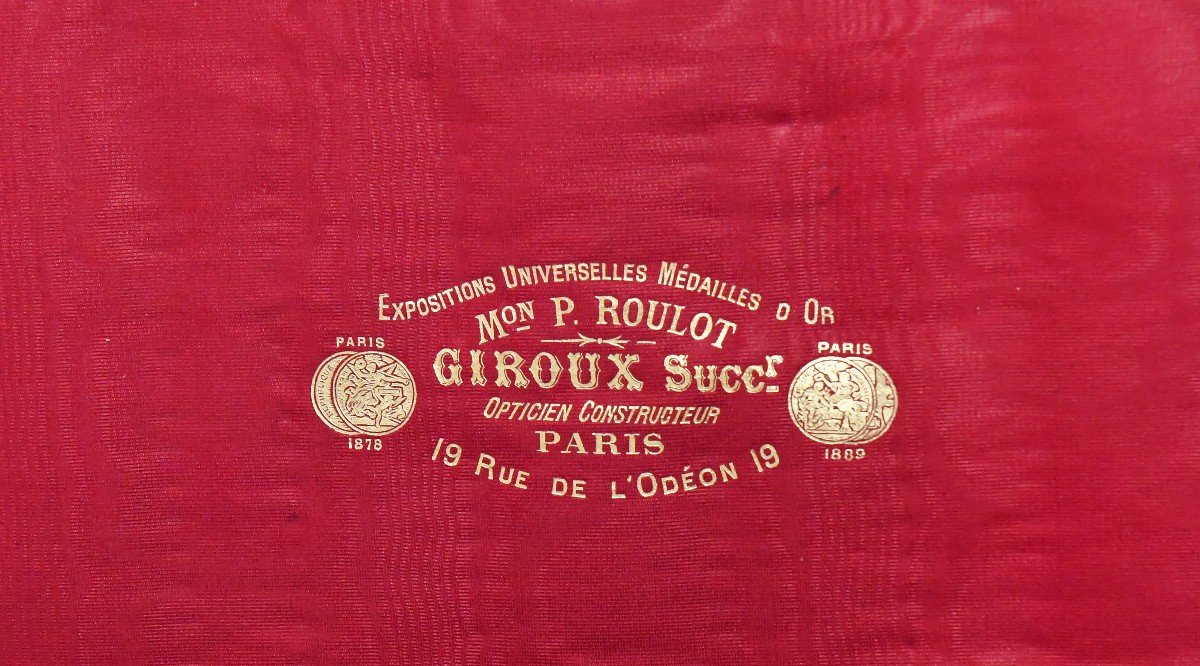 Coffret d'ophtalmologiste Maison P ROULOT, GIROUX , XIXe siècle -photo-2