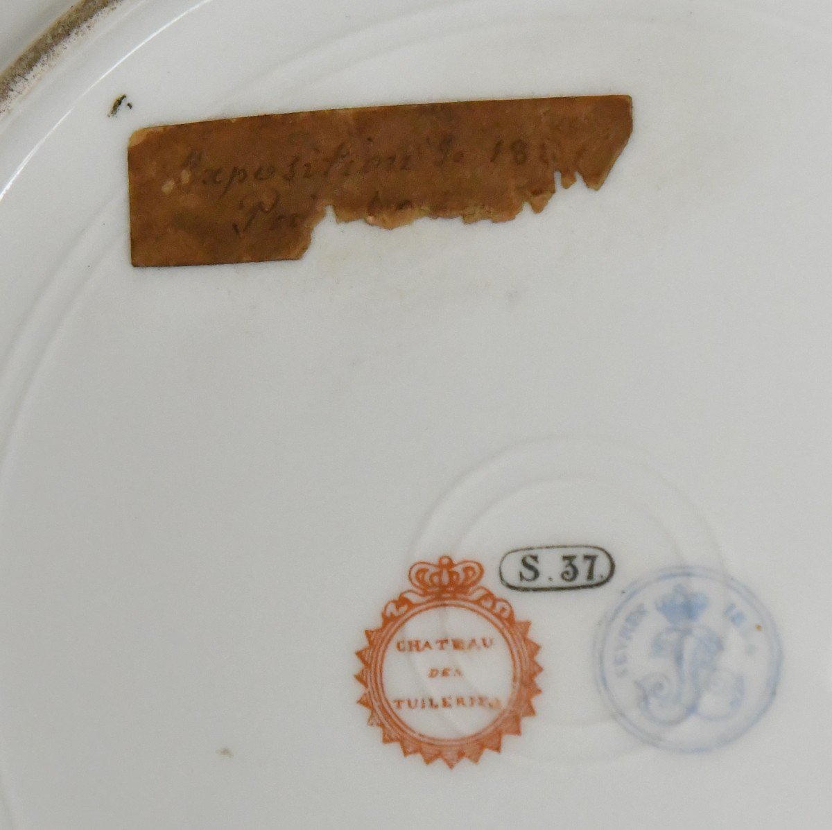 Sèvres Porcelain Plate Decorated With A Mythological Scene Representing Venus-photo-1