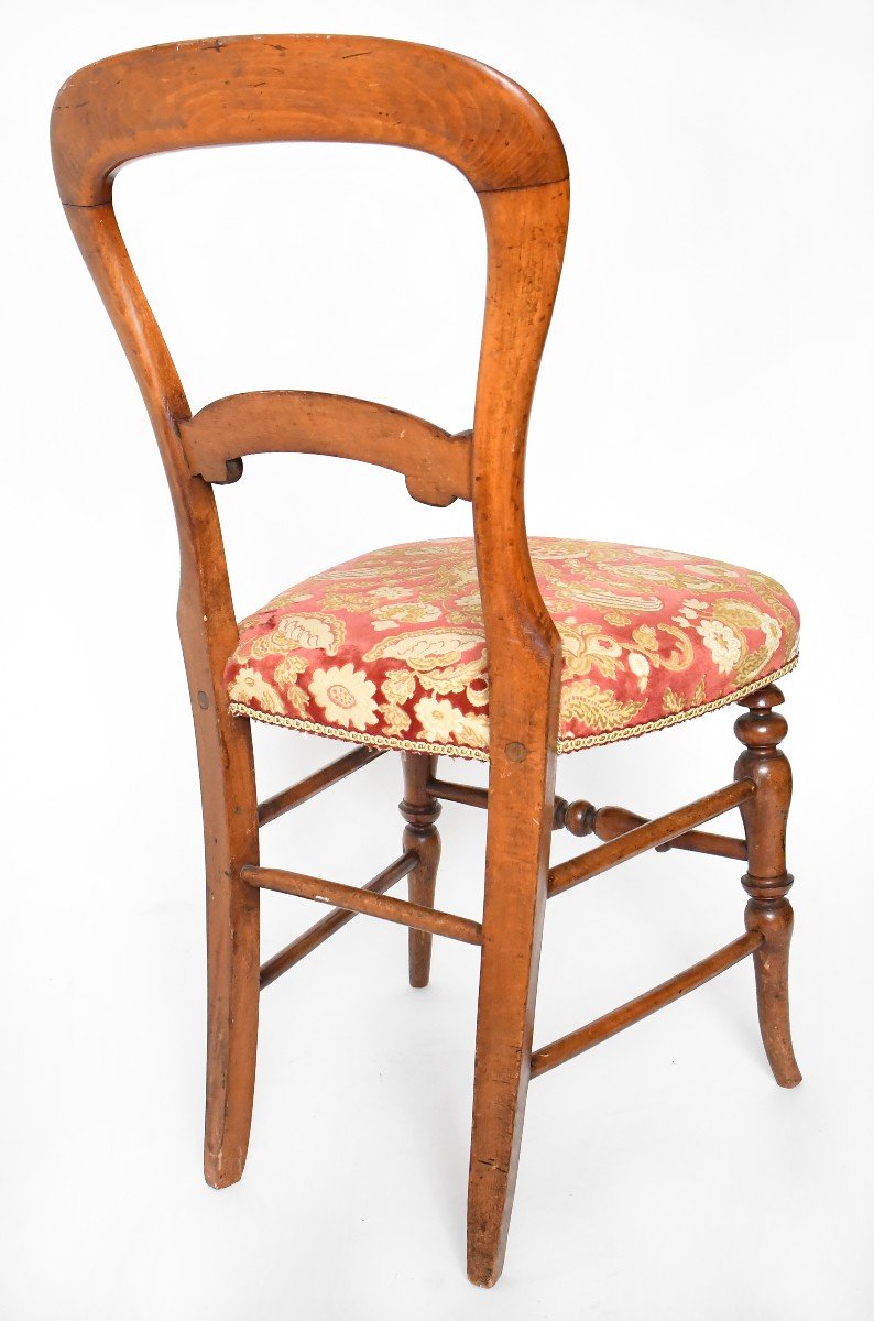 Set Of 6 Louis Philippe Period Chairs-photo-2