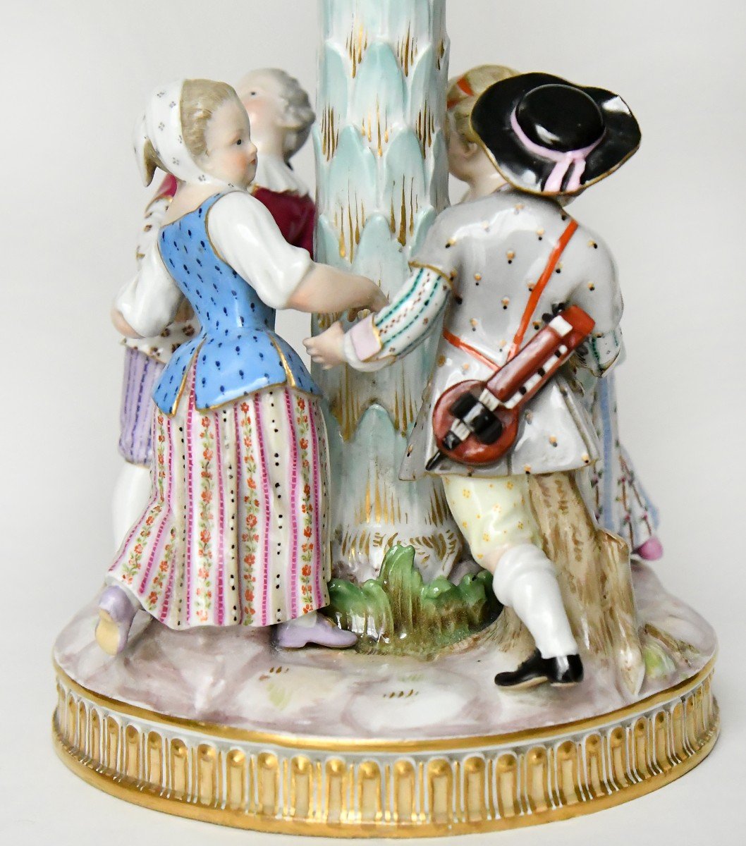 Centre de table en porcelaine de Meissen , Modèle 2728 -photo-2