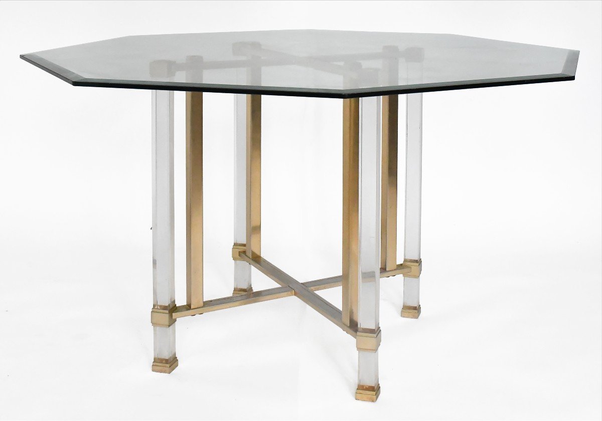 Table Hollywood Regency des années 1970 dans le style de Charles Hollis Jones 