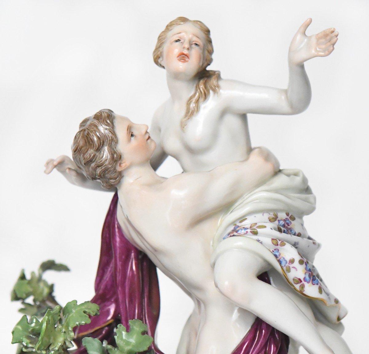 Meissen Porcelain Group Representing The Abduction Of A Sabine Woman, Model 990 -photo-2