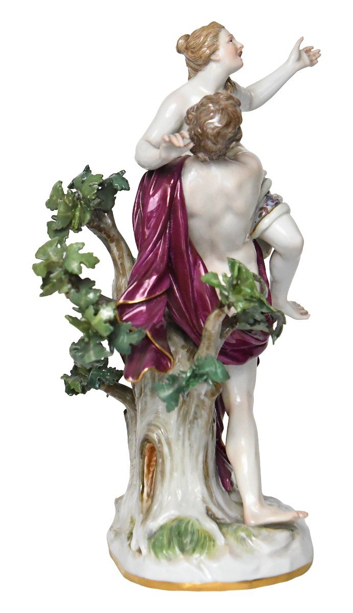 Meissen Porcelain Group Representing The Abduction Of A Sabine Woman, Model 990 -photo-1