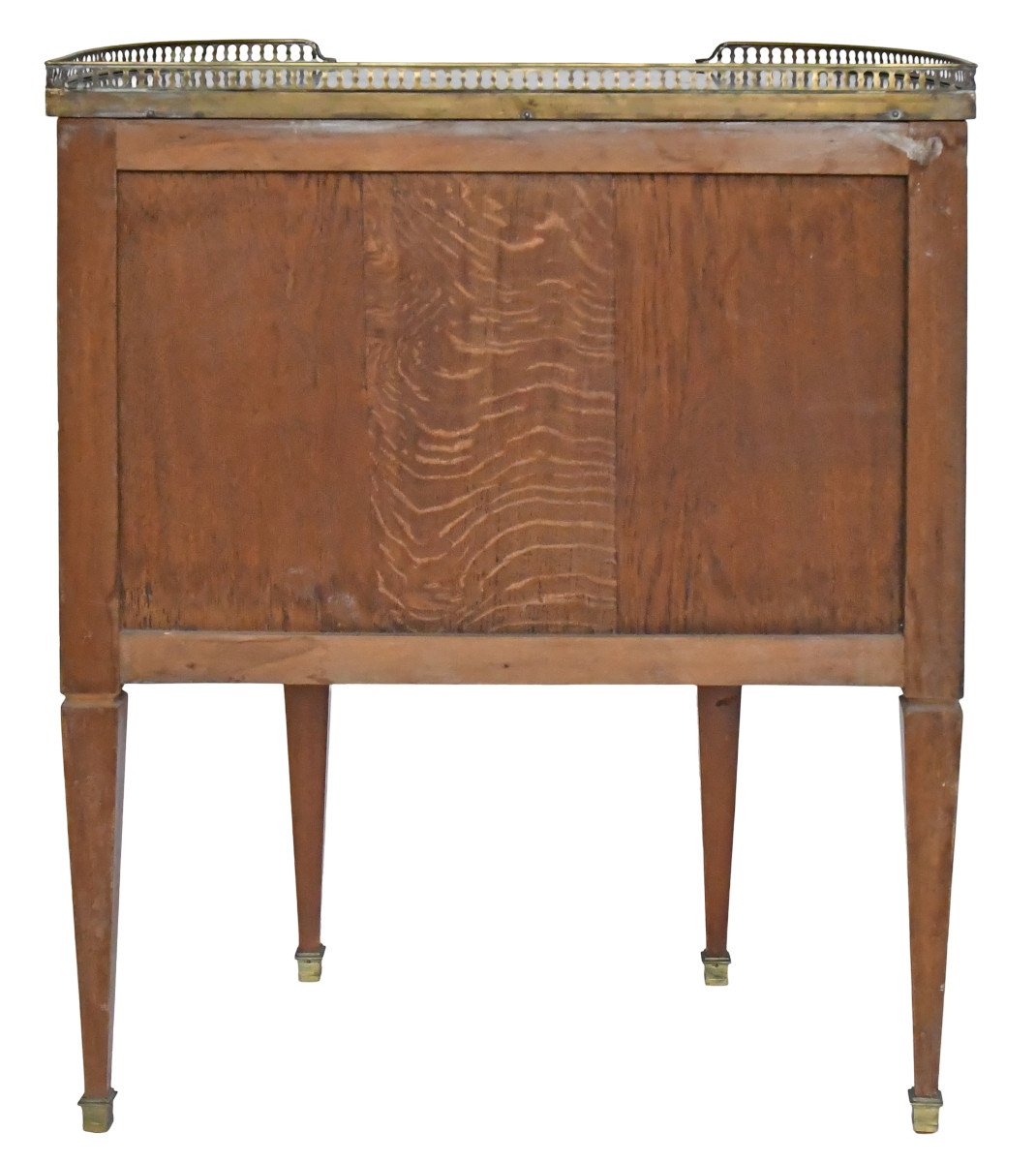 Petite commode demi-lune de style Louis XVI-photo-1