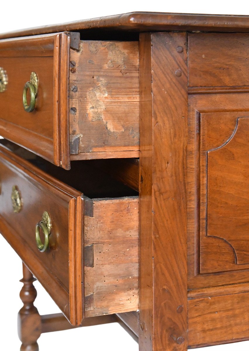 Louis XIV Style 2-drawer Chest Of Drawers-photo-2