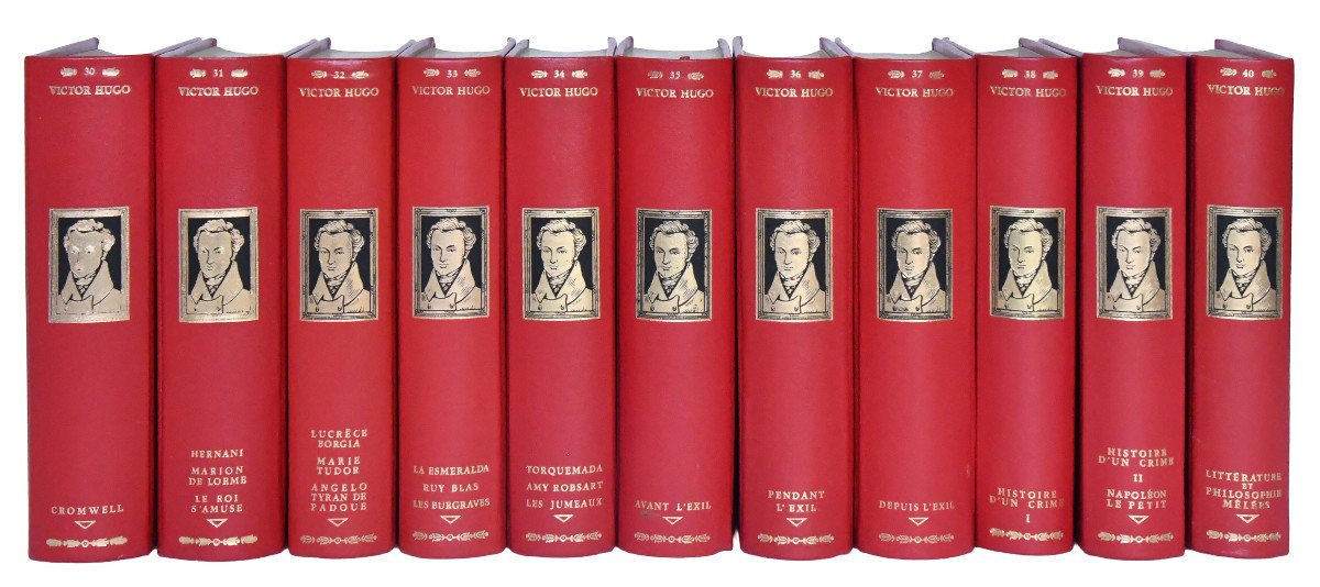 Œuvres complètes de Victor HUGO, édition Jean de Bonnot à Paris 1974, 40 volumes-photo-1