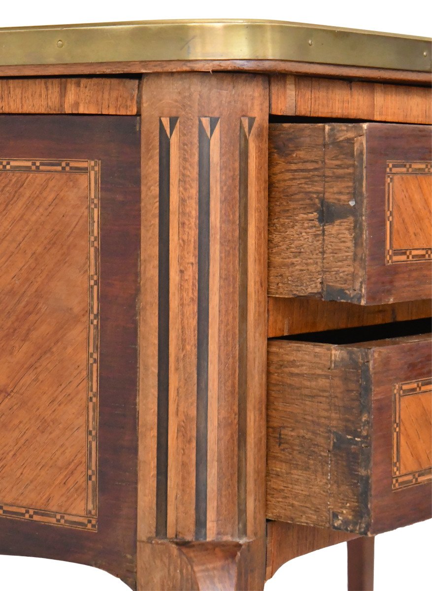 Louis XV Style Marquetry Desk-photo-5