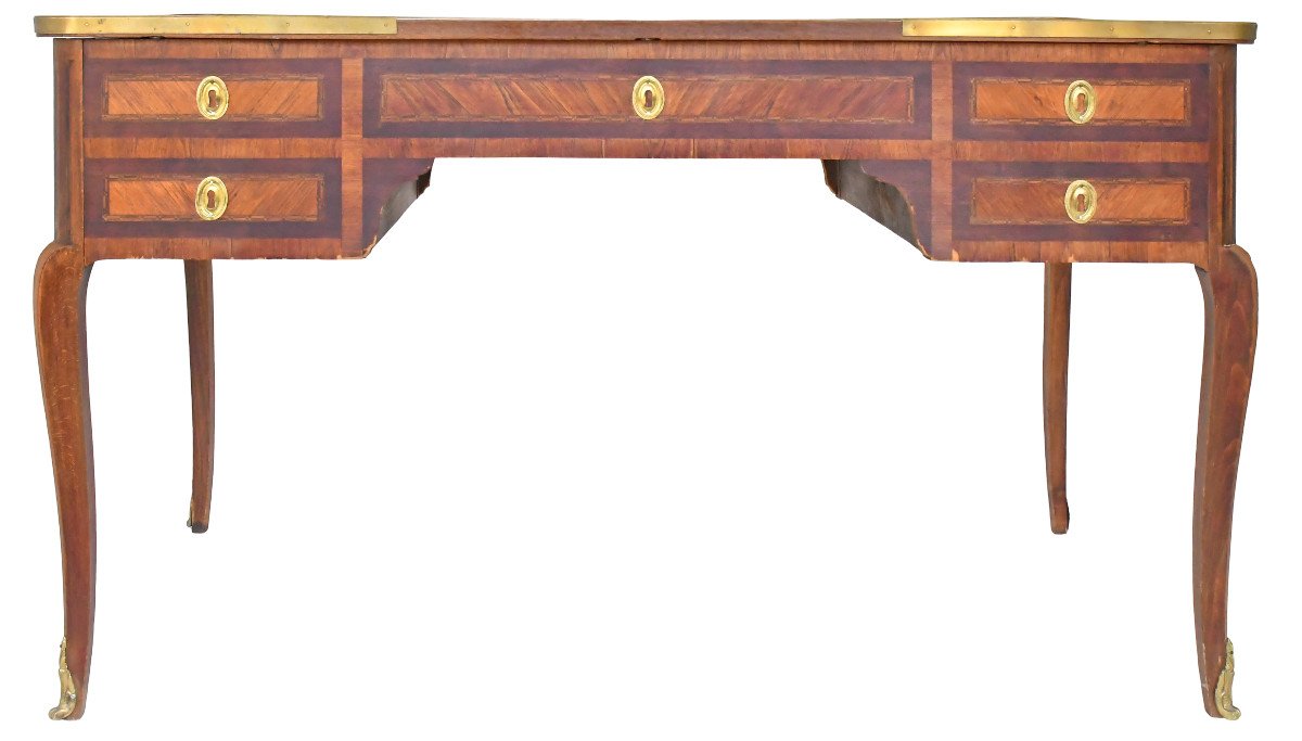 Louis XV Style Marquetry Desk-photo-8