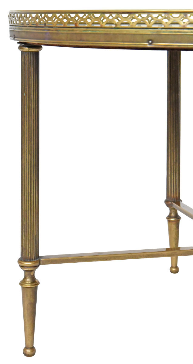 Gilded Brass Hot Water Bottle Table-photo-4