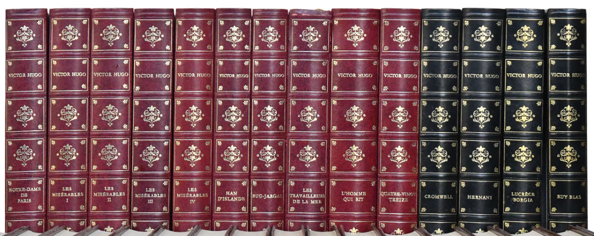 Victor Hugo Book Collection, Dramatic And Poetic Novel Works, 38 Volumes-photo-2