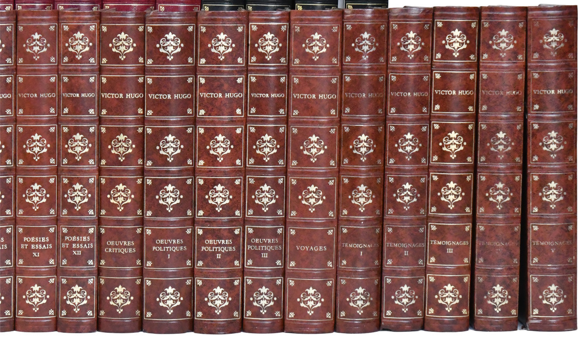 Victor Hugo Book Collection, Dramatic And Poetic Novel Works, 38 Volumes-photo-4