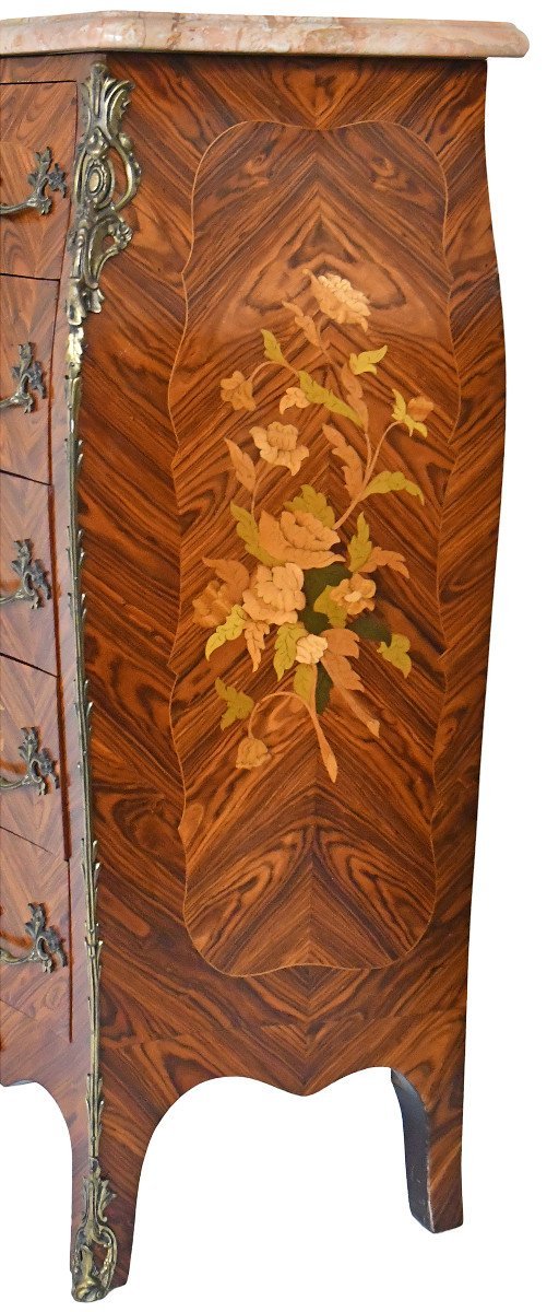 Chiffonnier de style Louis XV-photo-4