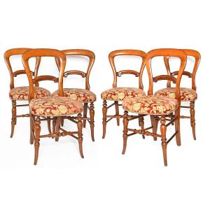 Set Of 6 Louis Philippe Period Chairs