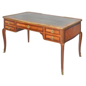 Louis XV Style Marquetry Desk