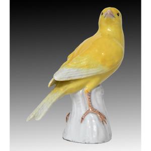 Meissen Porcelain Statuette Representing The Canary Bird, Model A54