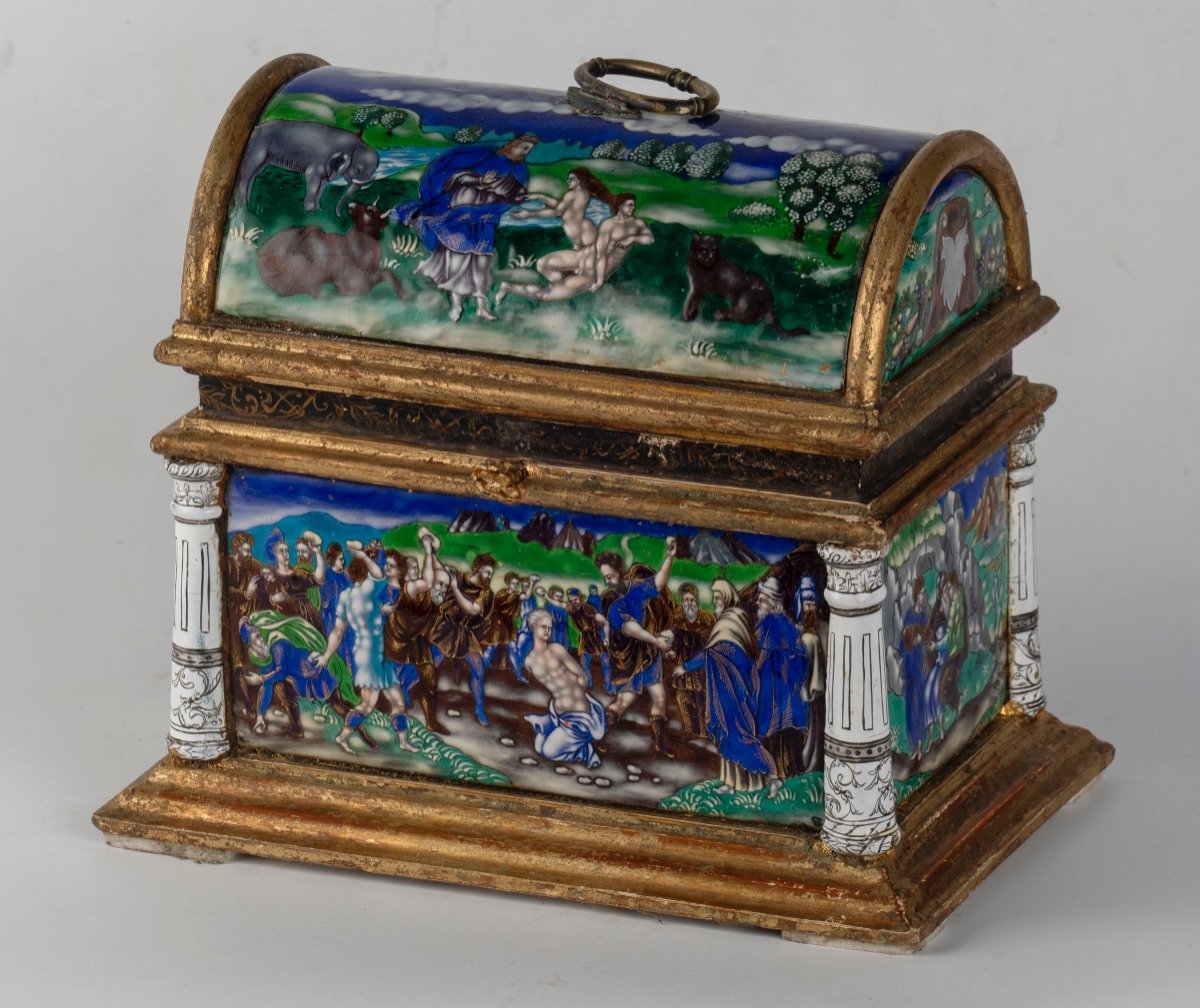 Coffret En Enamele  De Limoges