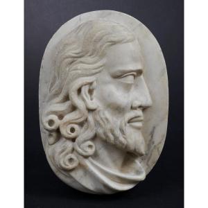 Workshop Of Giovanni Bonazza - Marble Medallion, Veneto, First Half Of The 18th Century