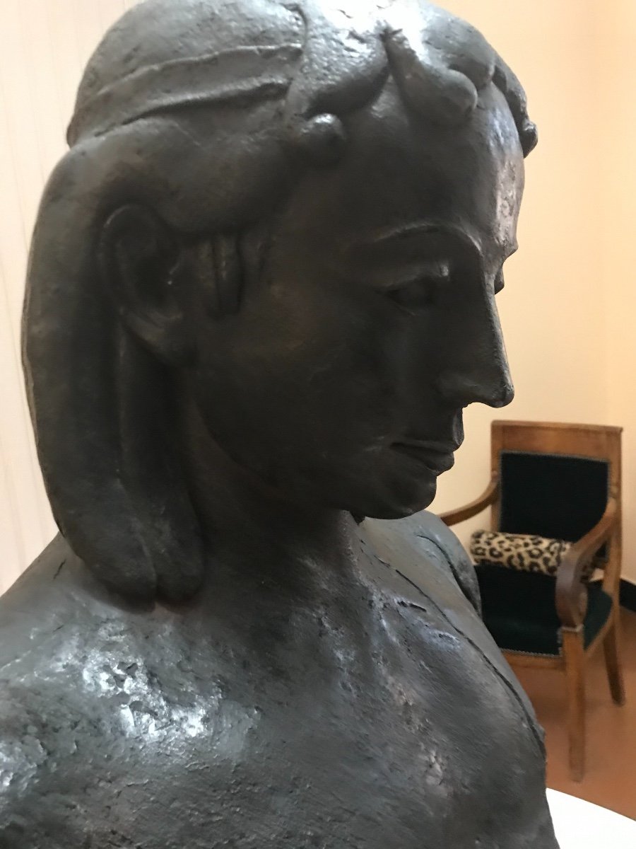 Broken Hearted Minoan Ephebe / Large Bronze-photo-3