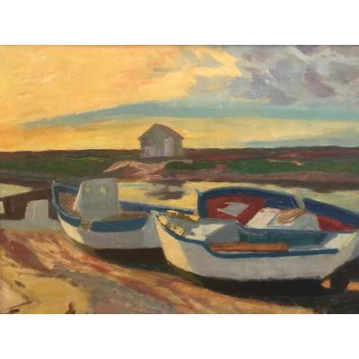 Boats In The Sun / Berthomme De St André