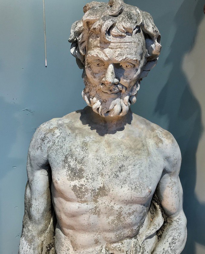 Terracotta Statue Representing Vulcan - 18th Century - 145cm-photo-2