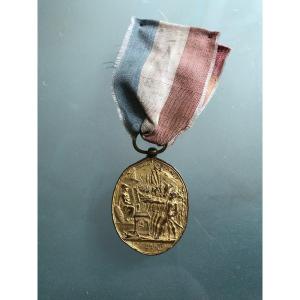 Medal Of The Federative Pact-dupré-1790-french Revolution