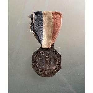 Médaille De La Fédération Martiale Tenue à Lyon Le 30 Mai 1790, Révolution.