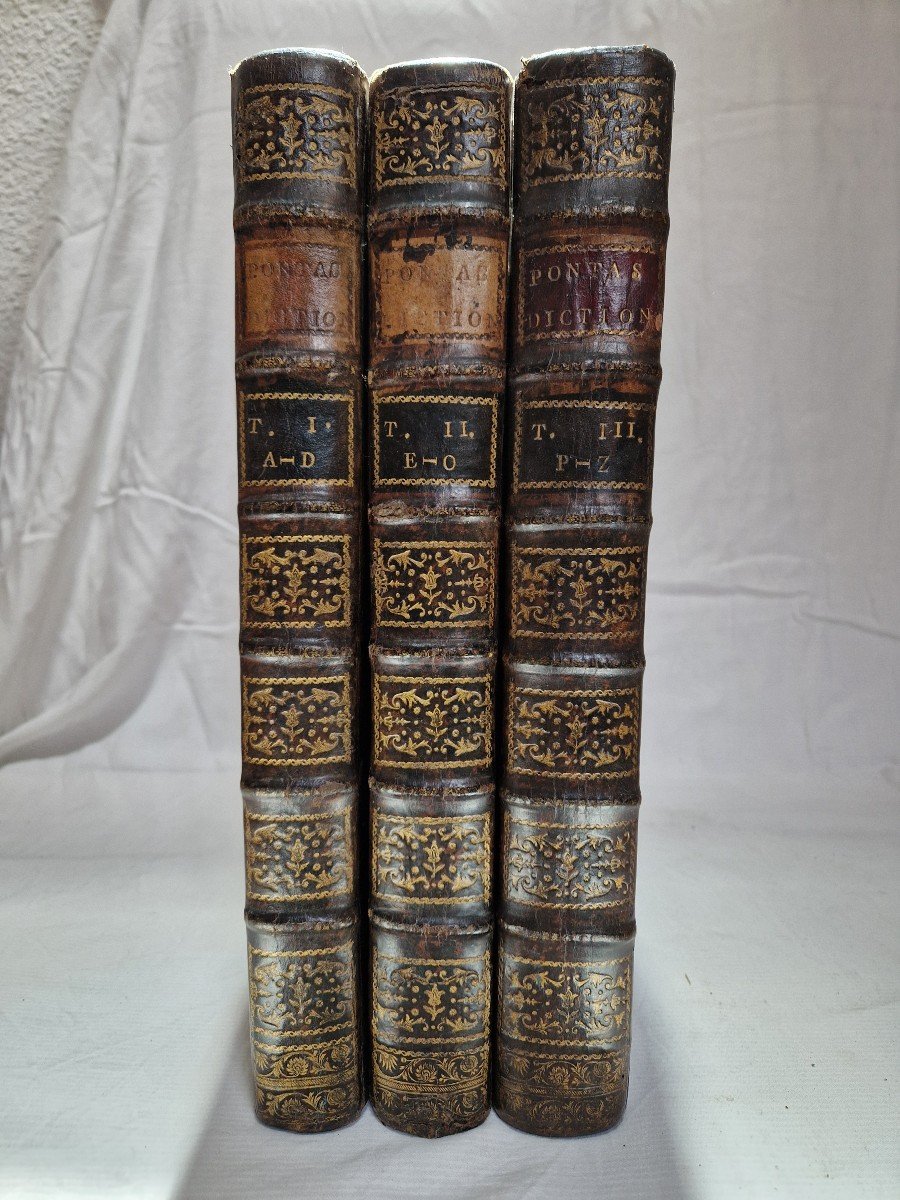 Lot De 3 Grands Livres De Théologie Anciens, état Exquis, 1773, Italie