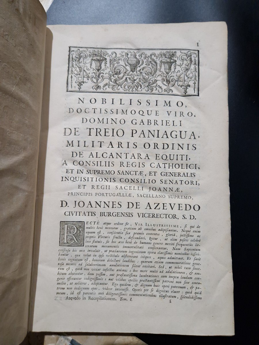 Antique Book Spanish Civil Law From 1737, Vellum +++ Condition-photo-2