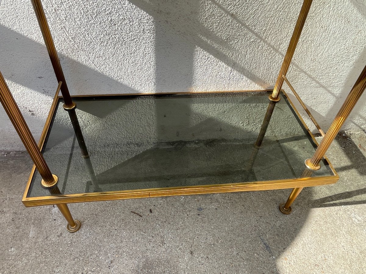 Maison Baguès - Glass And Brass Shelf.-photo-5