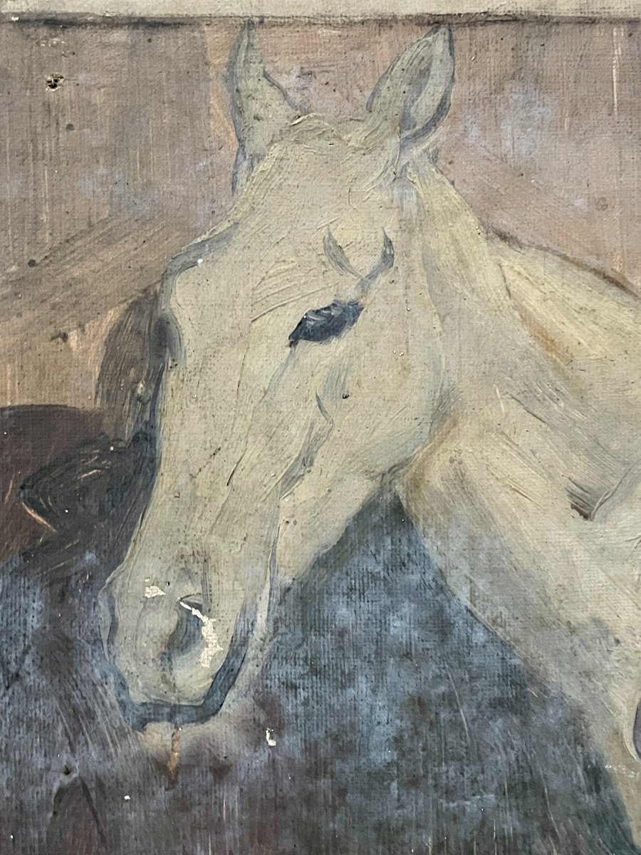 Henry Déziré - Cheval émacié.-photo-2