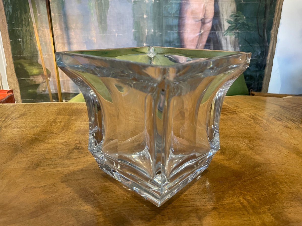 Maison Baccarat - Square Section Vase.-photo-1