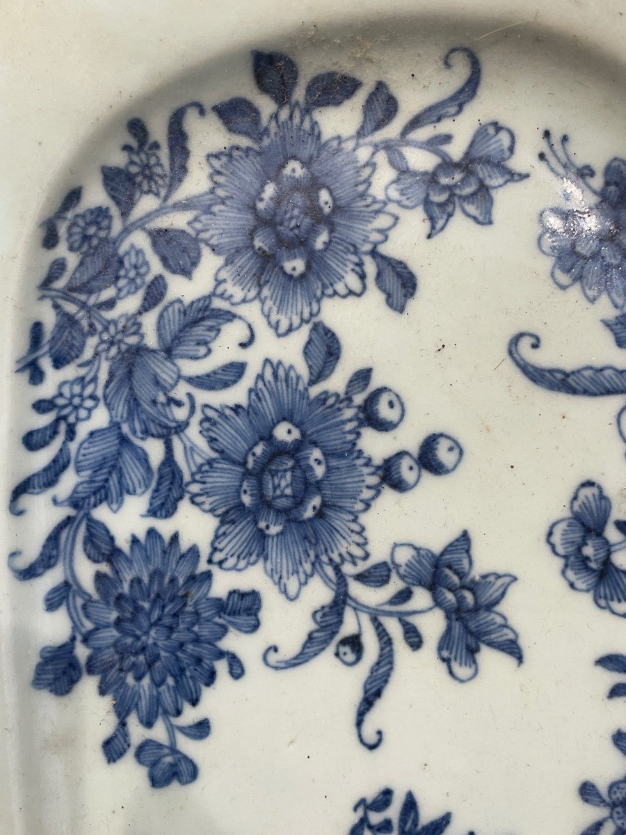 China - Octagonal Porcelain Dish - 19th Century. -photo-4
