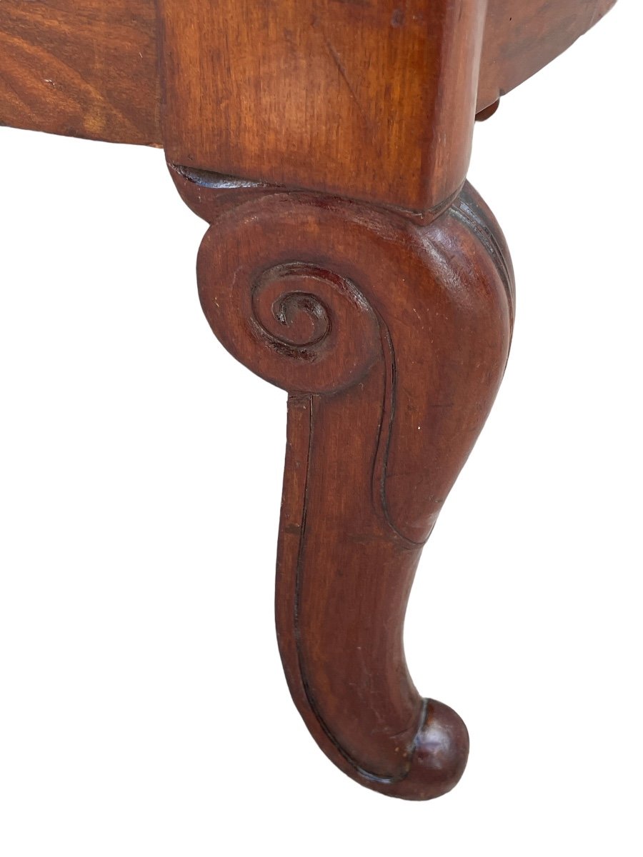 Pair Of Mahogany Bergères, Louis-philippe Period, Stamped By étienne Francois Quenne.-photo-2