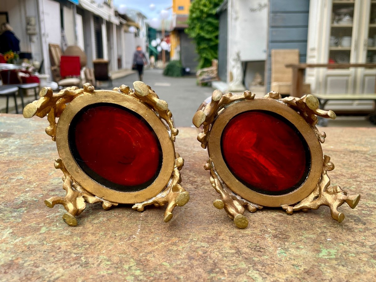 Baccarat - Pair Of Japanese-style Vases, Late 19th Century, Very Good Condition.  -photo-4