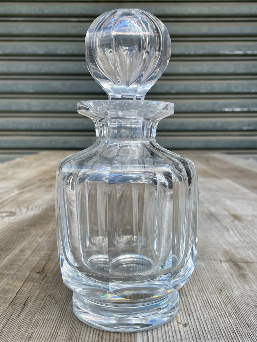 Baccarat France, Flacon Malmaison En Cristal - Haut. 21 Cm. -photo-2