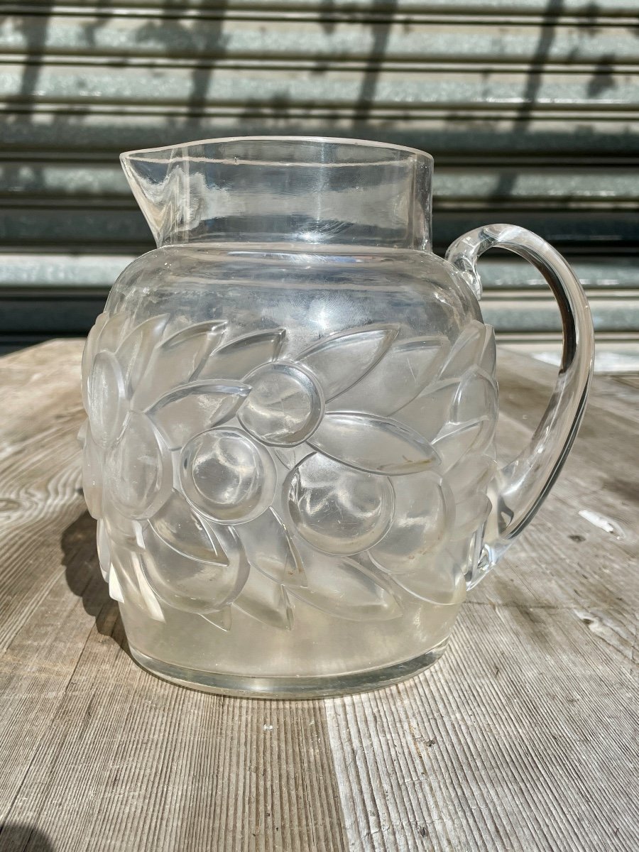 René Lalique - Pitcher Model “blidah”, Circa 1931, Good Condition. -photo-2