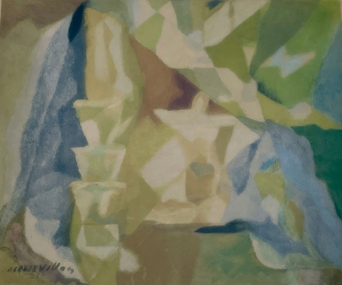 Jacques Villon (1875-1963), Shéhérazade, 1936, Lithographie Numérotée Et Signée - Larg. 62 Cm. 