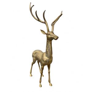 Important Brass Stag.