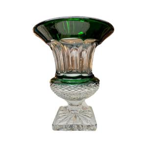 Saint-louis Crystal, Medici Vase, Perfect Condition. High. : 24.5 Cm.