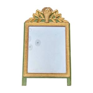 Louis XVI Period Fronton Mirror - Height: 89 Cm. 