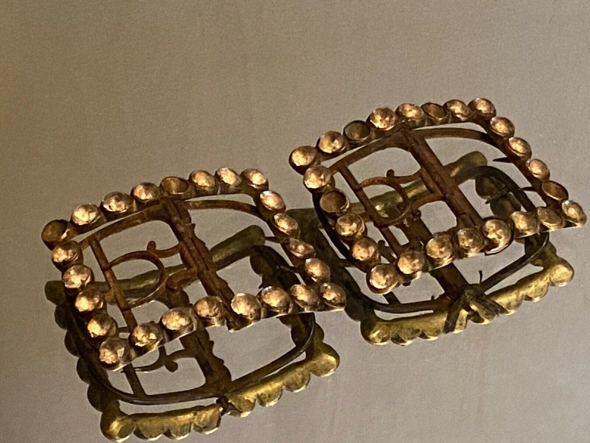 Paire De Boucles De Chaussures d'époque XVIIIe