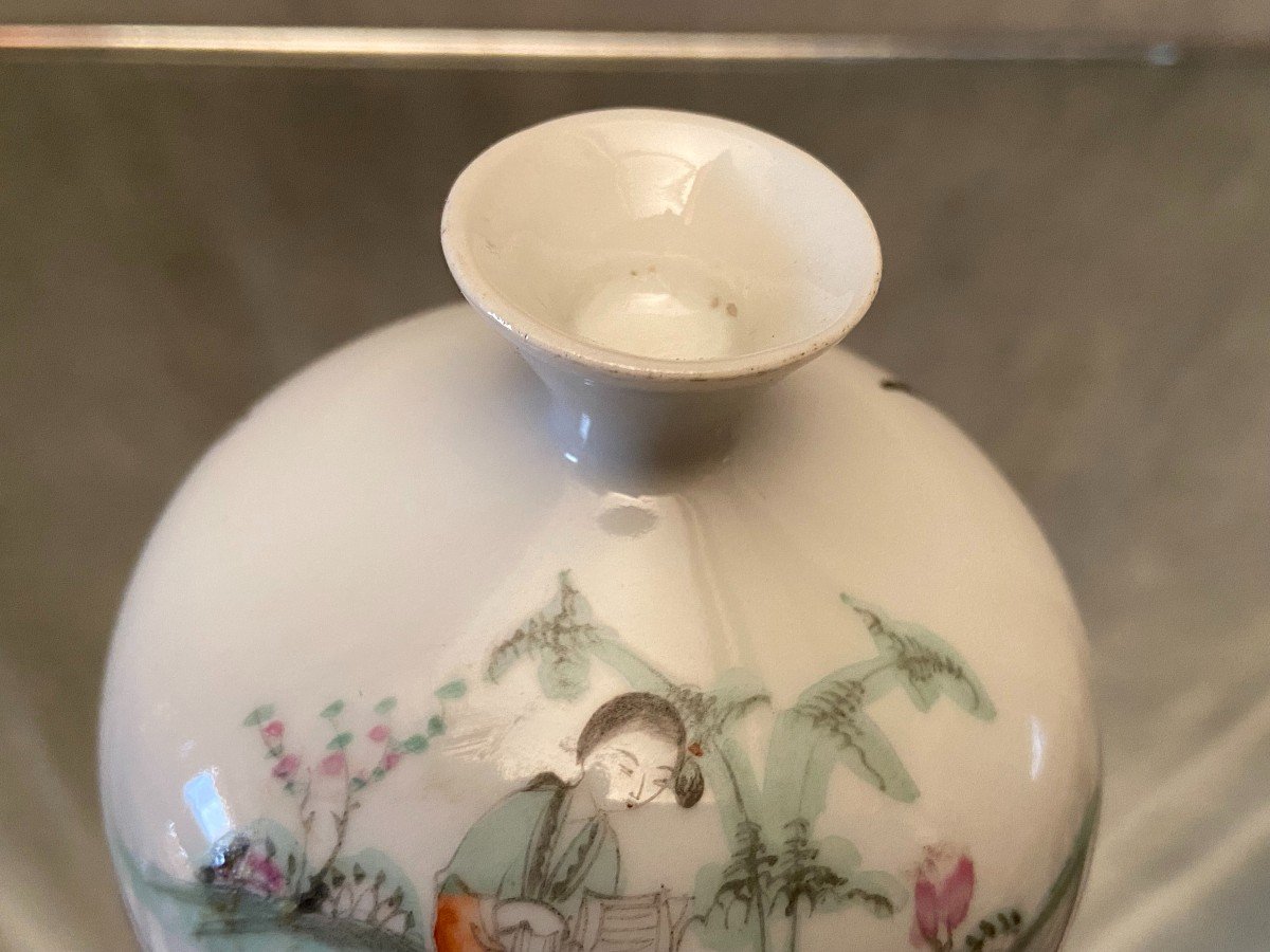 Pot Couvert Bol à Riz En Porcelaine XIXe Chine Japon-photo-2