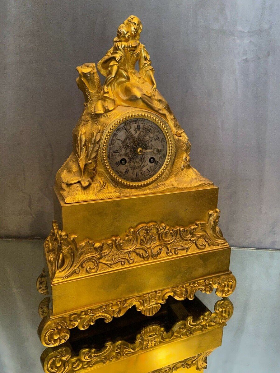Pendulum Gilt Bronze Charles X Period