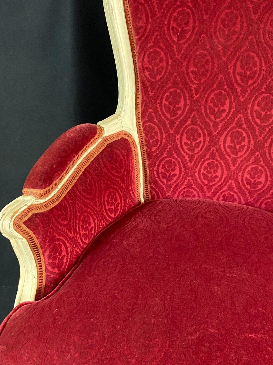 Louis XV Bergère Armchair, 18th Century-photo-2