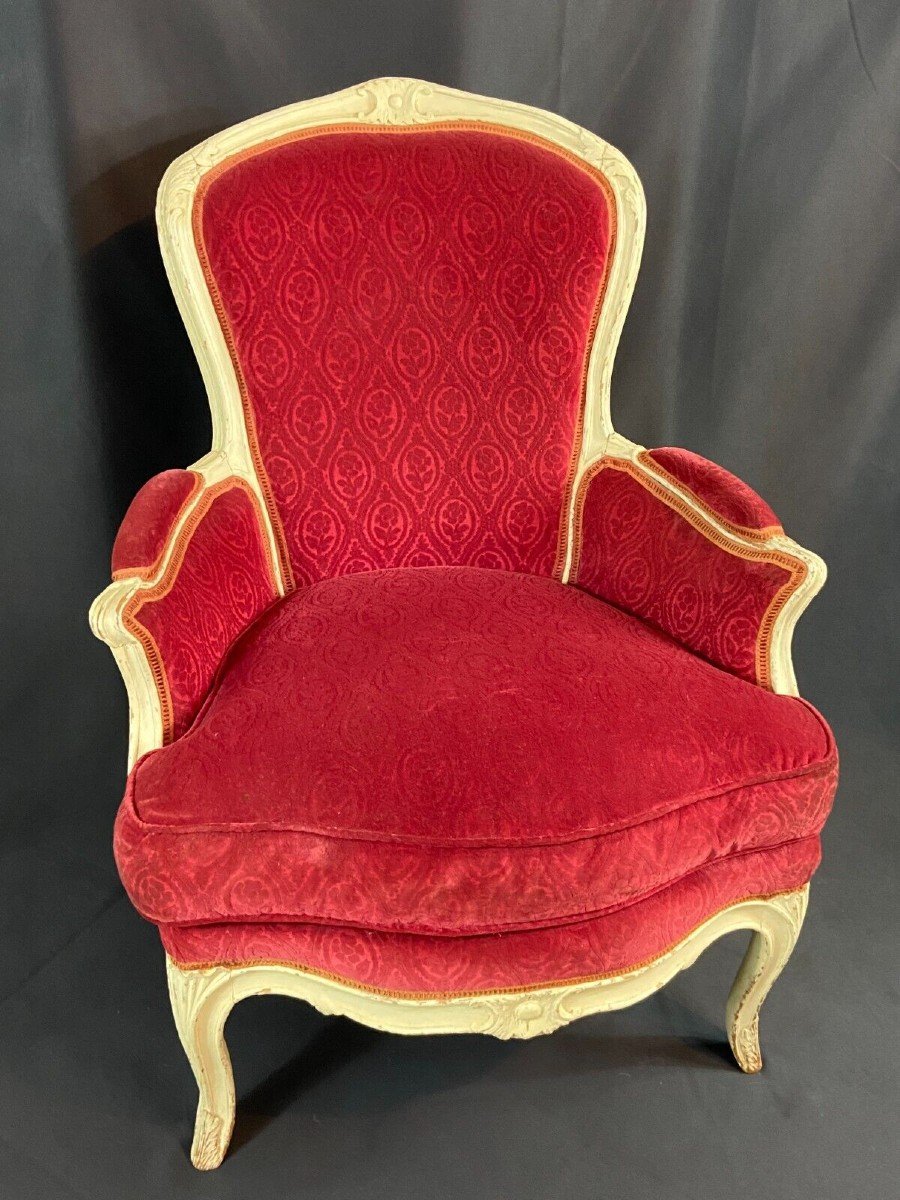 Louis XV Bergère Armchair, 18th Century