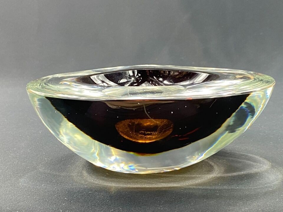 Design Cup 1965-1975 In Glass Antonio Da Ros For Cenedese Murano Venice-photo-2