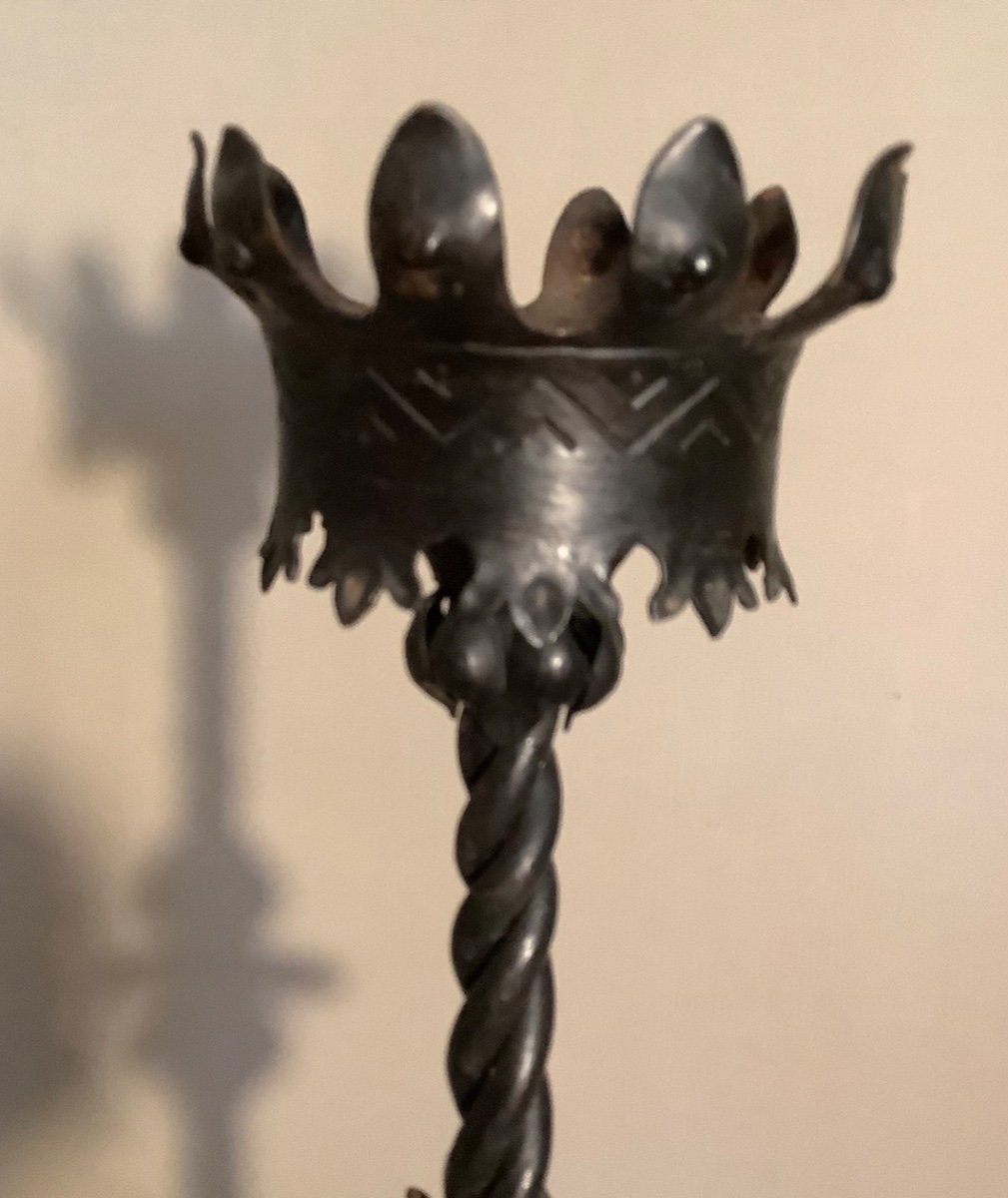 Wrought Iron Candle Holder-photo-1