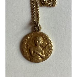  Médaille De baptême avec chaine